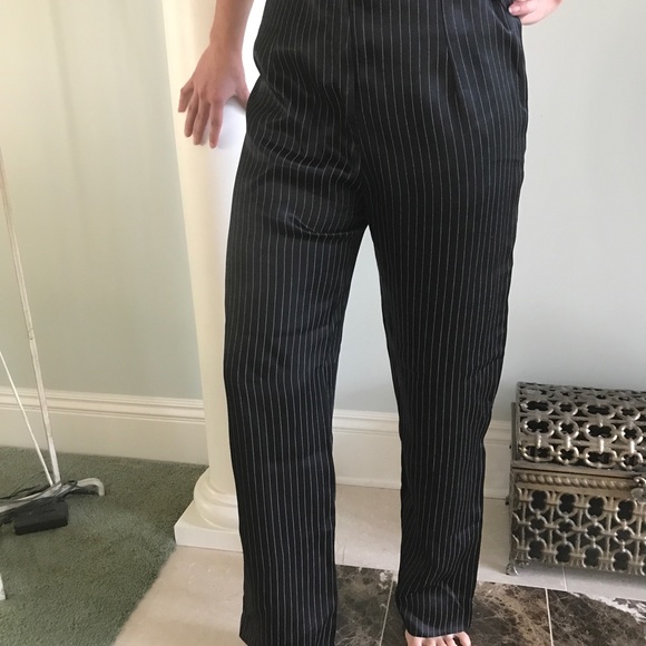 Pants - Silky dress pin stripe pajama pants 28/28 - high waist